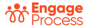 Logo stacked - orange