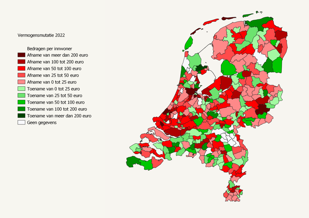 Kaart 1 Vermogensmutatie