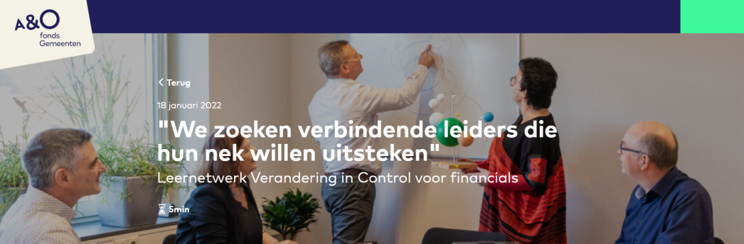 Leernetwerk Verandering in control voor financials